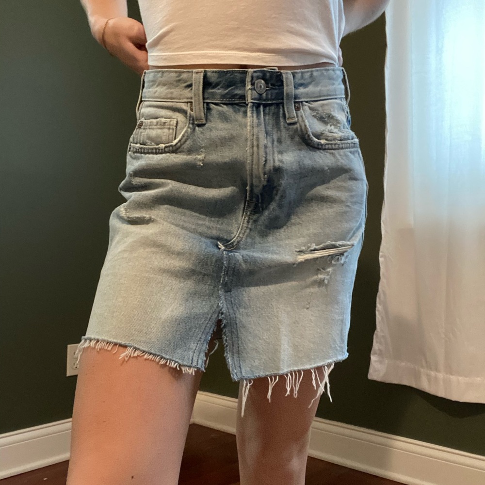 Denim skirt